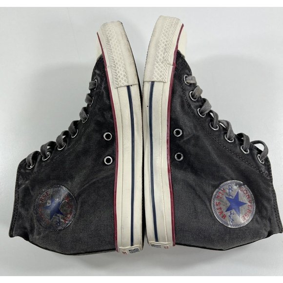 Converse Chuck Taylor All Star Lux Hidden Wedge Sneaker Womens 9 Distressed Gray - Picture 4 of 12
